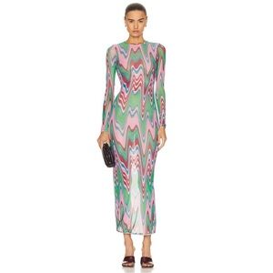 PatBO Vibrant Tulle Maxi Dress